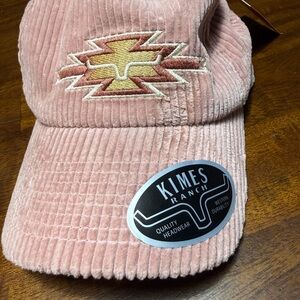 Kimes Ranch Pink Corduroy woman’s Cap